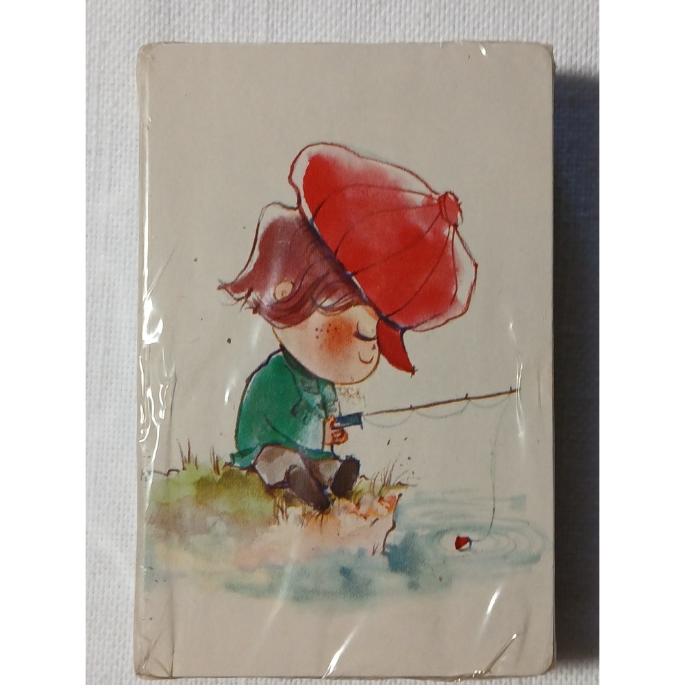 Vintage Sealed Stardust Plastic-Coated Pinochle Playing Cards 1960's